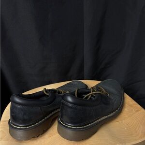Dr. Martens Black Leather Men's Shoes - 8